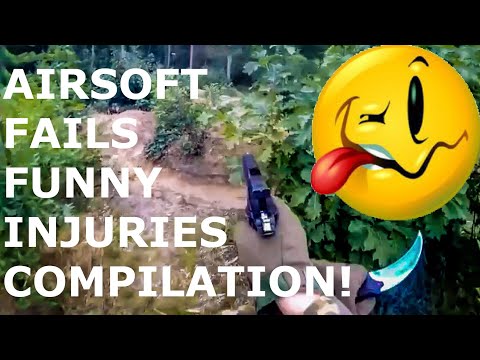 NEW Airsoft Fails, Funny And Injuries Compilation