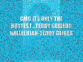 hallelujah - teddy geiger