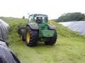 SILAGE 08: John Deere 6830 on buckrake