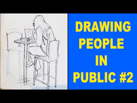 Drawing People in Public – UCSD – Easy Things to Draw