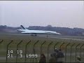 Concorde 1999 Berlin Sch�nefeld SXF Landing