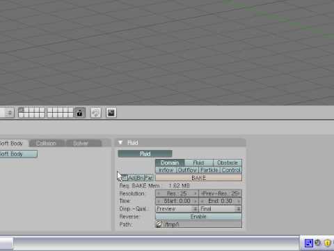 Blender3danimator's 5th Blender 3d Tutorial: Fluid Simulation / Liquid Simulation