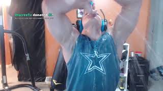 Loltyler1 water bottle world record