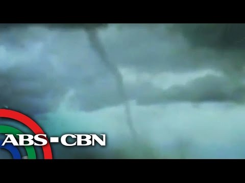 Tornado caught on video in Pangasinan