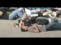 ucsb flash mob  storke plaza 