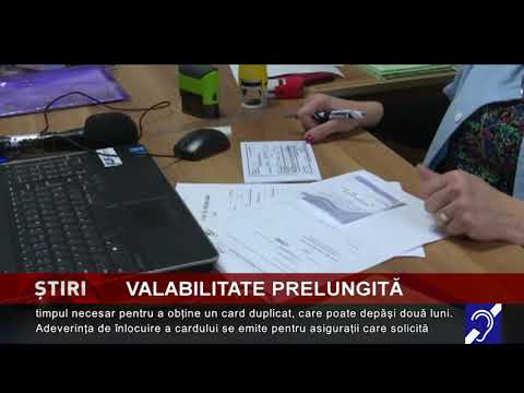 Valabilitatea cardului CNAS, prelungită