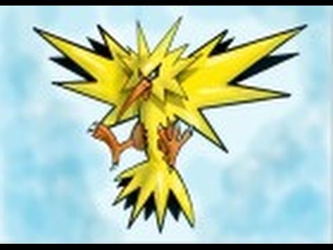 how to draw zapdos