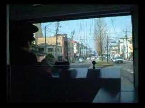 伊予鉄道　２１００型　環状線　上一万～平和通り一丁目