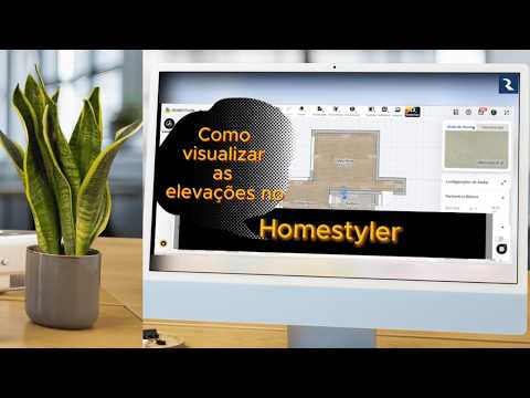 Como visualizar as elevações no Homestyler