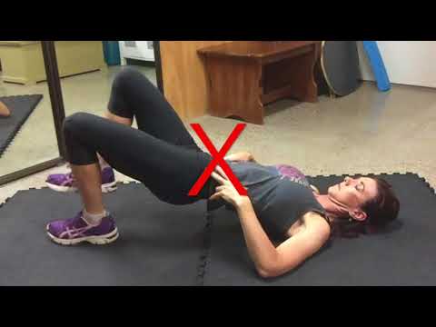 How to… Supine Hip Extension Lift Alternate Leg