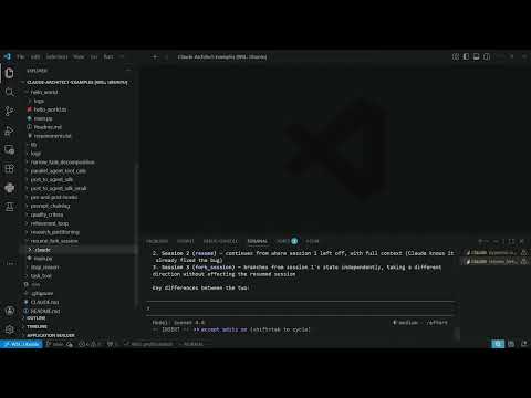 Claude Certified Architect - Resume and Fork Session Follow Along