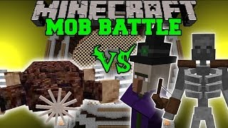 MOLENOID VS WITCH, MUTANT,&MORE - Minecraft Mob Battles - Mods