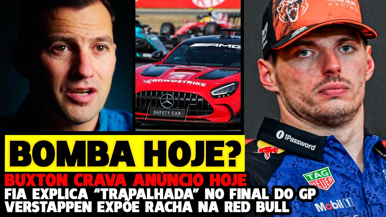 🚨BOMBA HOJE, FIA EXPLICA TRAPALHADA COM SAFETY CAR E VERSTAPPEN EXPÕE RACHA NA RED BULL | FÓRMULA 1