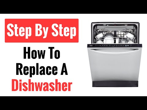 how to install a new dishwasher from scratch