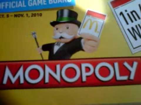 mcdonalds monopoly