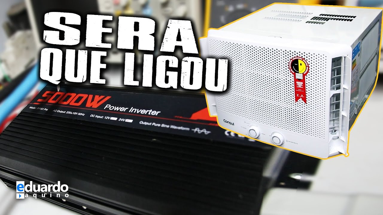 INVERSOR MENSELA 5000W SUPER BARATO Liga Ar Condicionado no OffGrid