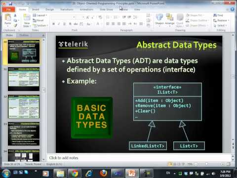 oop - Object-Oriented Programming Fundamental Concepts C# Fundamentals course: http://csharpfundamentals.telerik.com Links to the materials can be found here: http...
