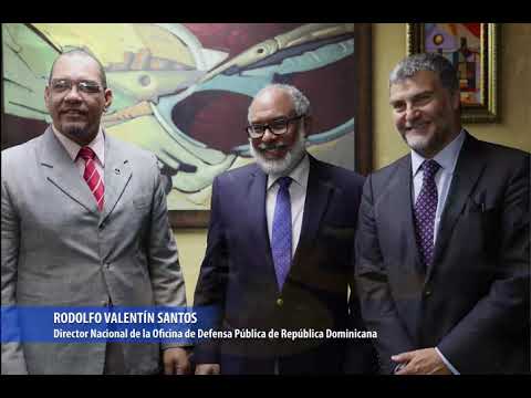 Rodolfo Valent&iacute;n Santos, director de la Oficina Nacional de Defensa P&uacute;blica de Rep&uacute;blica Dominicana destaca el apoyo de agencias internacionales de cooperaci&oacute;n en proyecto que fortalece la defensa p&uacute;blica en su pa&iacute;s.