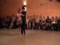 Yanick Wyler and Vanessa Fatauros perform at the Practica X