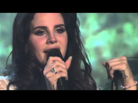 del - Lana del Rey gets emotional as she sings Video Games to an ecstatic crowd at the very intimate Vicar Street Theater Dublin on May 26th 2013.