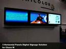 Digital Signage Horizontal Sequence of Panels