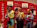 Erik Guay - Garmisch 2007, Downhill 2 flower ceremony