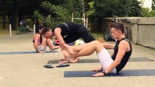 INTRODUCTORY YOGA CLASS FOR BEGINNERS AT THE FESTIVAL ART PICNIC, ODESSA 12.08.2015