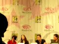terminator: the sarah connor chronicles panel with summer glau, thomas dekker, brian austin green and executives producer and writers.....