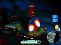 Jak and Daxter hop into a jetfighter and attack the KG Factory in the skies.