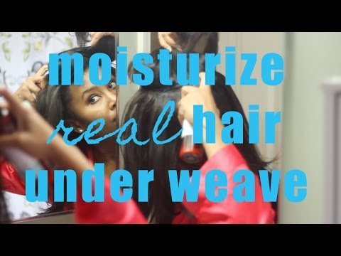 how to take care of hair under weave