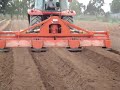 3 Row Rotary Hoe Hiller for Laying Plastic Beds This process fines and incorporates the soil as it reforms a perfect bed ready for plastic laying. Fir more information please contact Alex Carter Tatura Engineering - 0408 241 998 Email; acarter@tateng.com.au - Web www.tateng.com