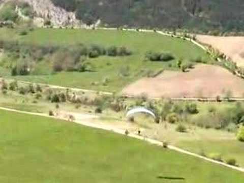 Paragliding at Rabou, Alpes de Haute ...