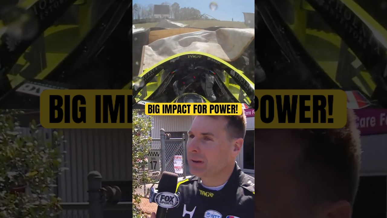 TOUGH moment for Will Power 😬 #indycar #racing #willpower