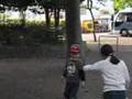 Dribbeln im Park