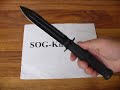 SOG Fusion Fixation Dagger Knife FX-10 - Video Demo