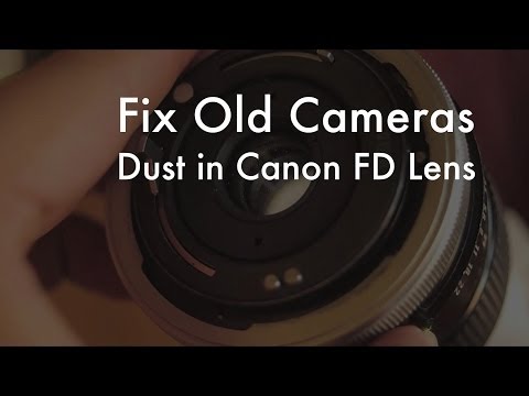 how to repair canon fd lens