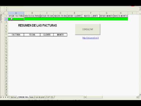 0 Proceso de facturacion en Excel