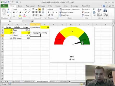 how to make a gauge in excel