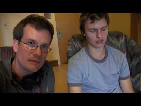 Q%26A with Ansel Elgort and Mike Birbiglia from The Fault in Our Stars Movie Set