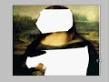Mona Lisa painted with Photoshop