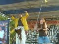 Hector Drums and Weaves A Story On Stilts Onstage
