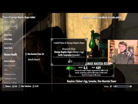 how to discover effects of ingredients skyrim
