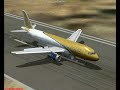 A320 Gulf Air landing in Abu Dhabi