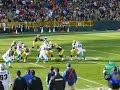 Koren Robinson returns a kick for the Green Bay Packers against the Carolina Panthers.  Go Pack Go!