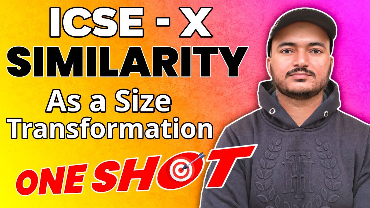 Similarity ( As a size Transformation) | Class 10th Math Chapter 15  | R.S.Aggarwal Math | ICSE MATH