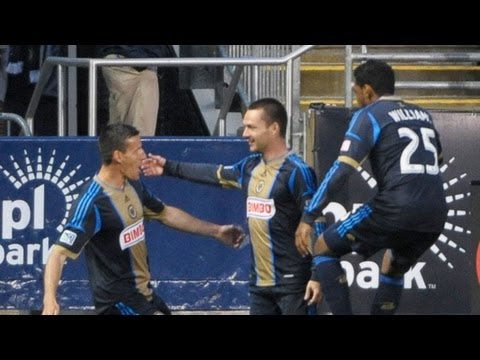 sebastien le toux - Goal! Philadelphia Union 1, Chicago Fire 0. Jack McInerney (Philadelphia Union) header from very close range to the centre of the goal. Assisted by Sebastien...