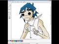 Dibujando a 2-D de GORILLAZ  (Paint)