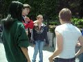 Freshman playing hacky sack in DC