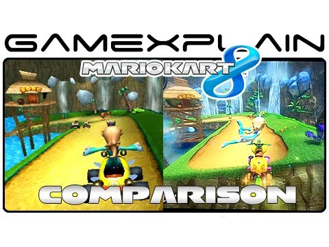 Mario Kart 8: DK Jungle 3DS Head-to-Head Comparison (Wii U vs. 3DS)