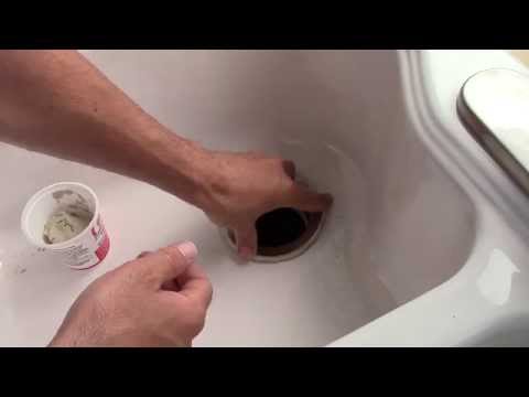 video-linktoworks-How to install a kitchen sink drain and garbage...